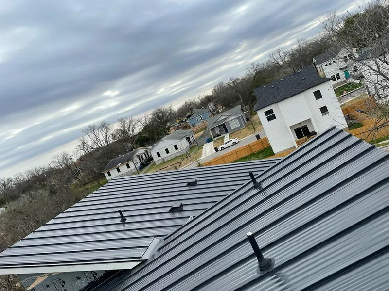 Standing seam metal roof panels with vents for Skylight Repair in Millington